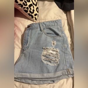 Denim shorts!!